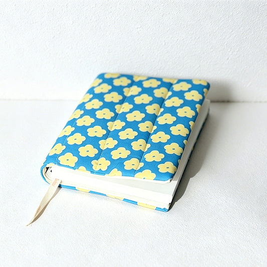CouldNook Floral Quilted Book Cover - Aesthetic A5 Fabric Sleeve