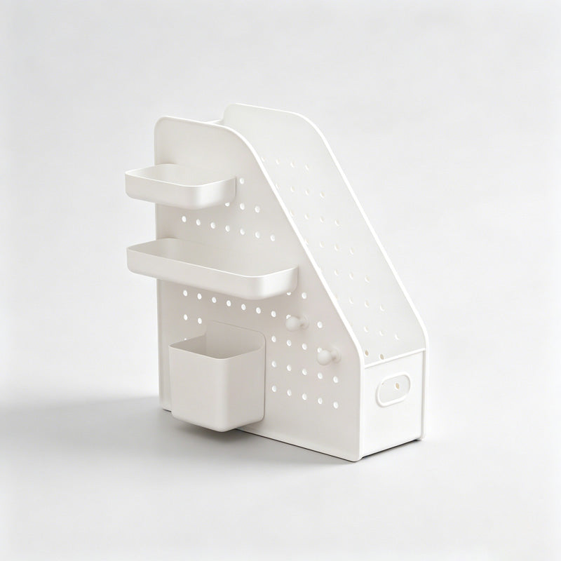 Hole Board Desktop File Organizer