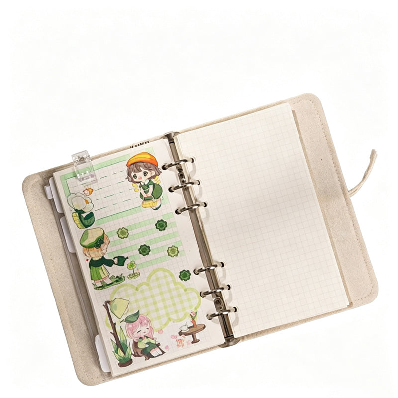 Daisy Floral Fabric Binder Notebook