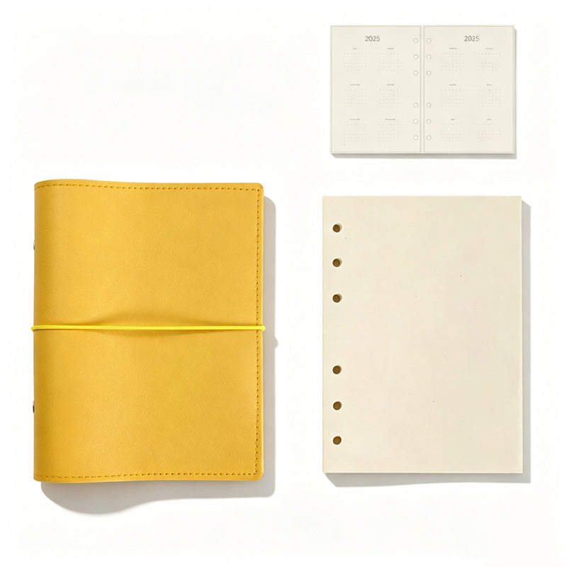 Everyday PU Leather Binder Notebook
