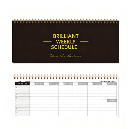 Brilliant Horizontal Weekly Planner Pad