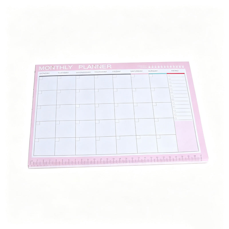 Tear Off Monthly Planner Notepad
