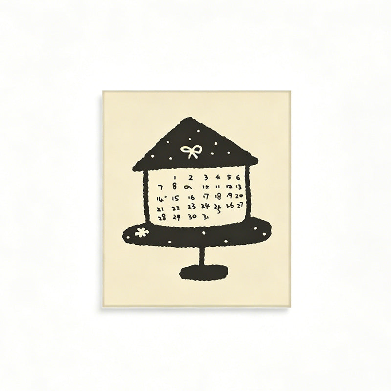 Beech Wood Tomato Clock Decorative Stamp