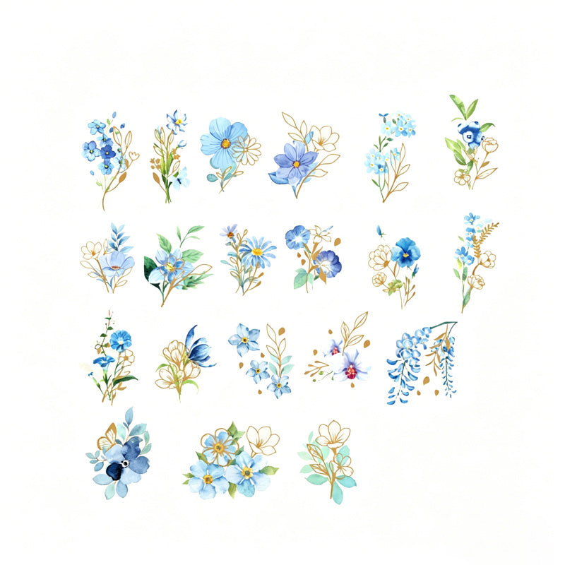 Miss Time Floral Sticker Set