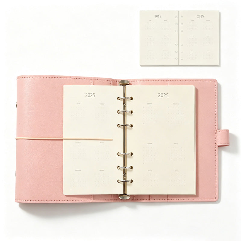 Everyday PU Leather Binder Notebook