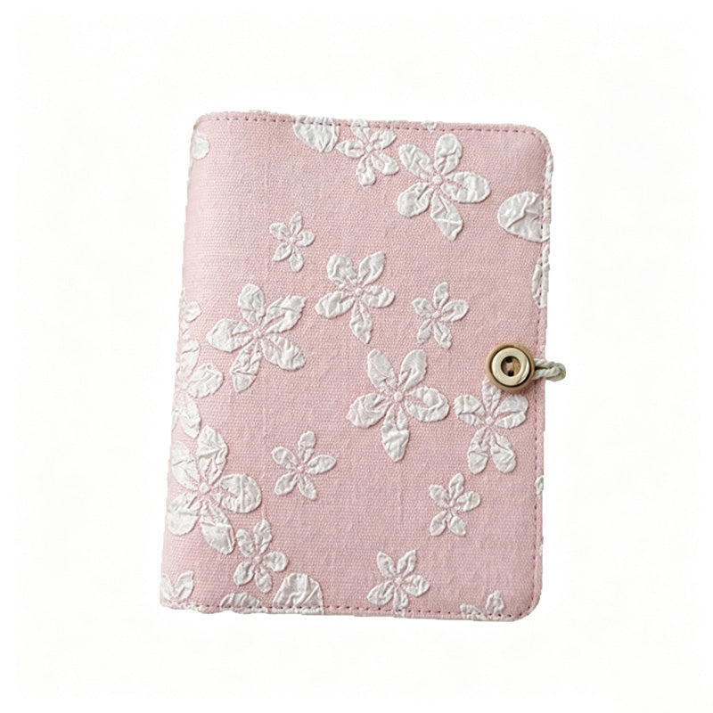 Tweed Fabric Refillable Binder Notebook