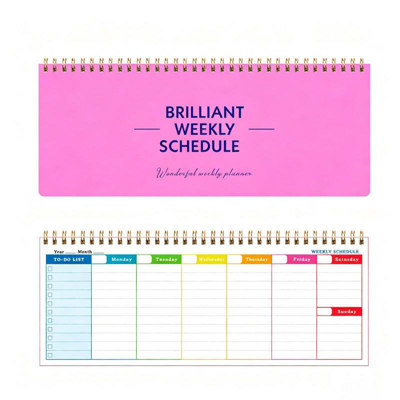 Brilliant Horizontal Weekly Planner Pad