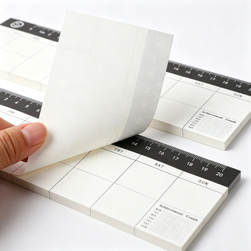 Tear Off Horizontal Weekly Planner
