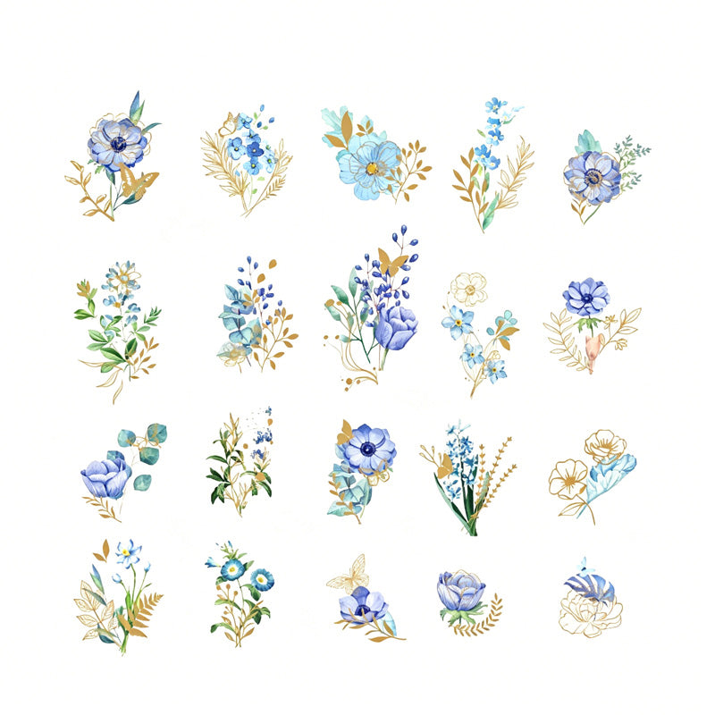 Miss Time Floral Sticker Set