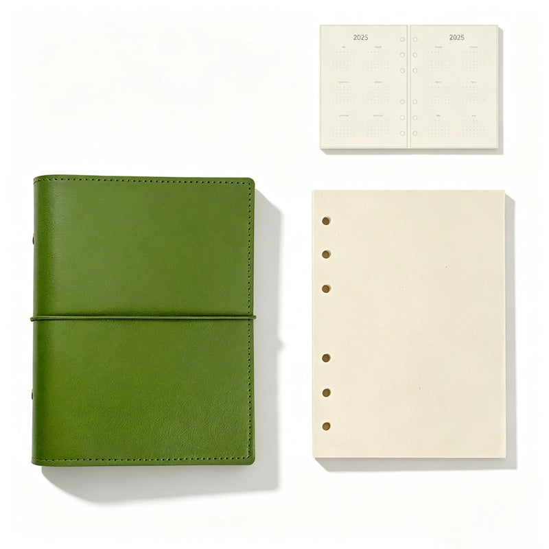 Everyday PU Leather Binder Notebook