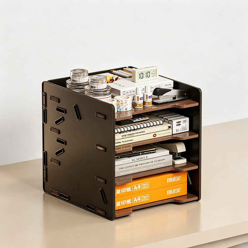 Multi-Layer Adjustable Desktop Storage Box