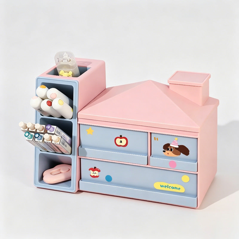 House Shape Desk Storage Box