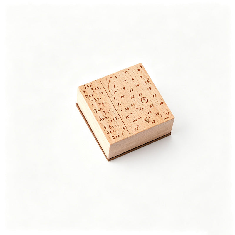 Time Travel Wooden Stamp Set