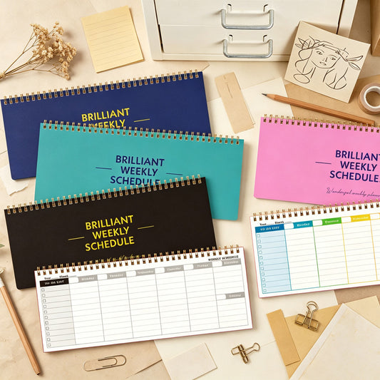Brilliant Horizontal Weekly Planner Pad
