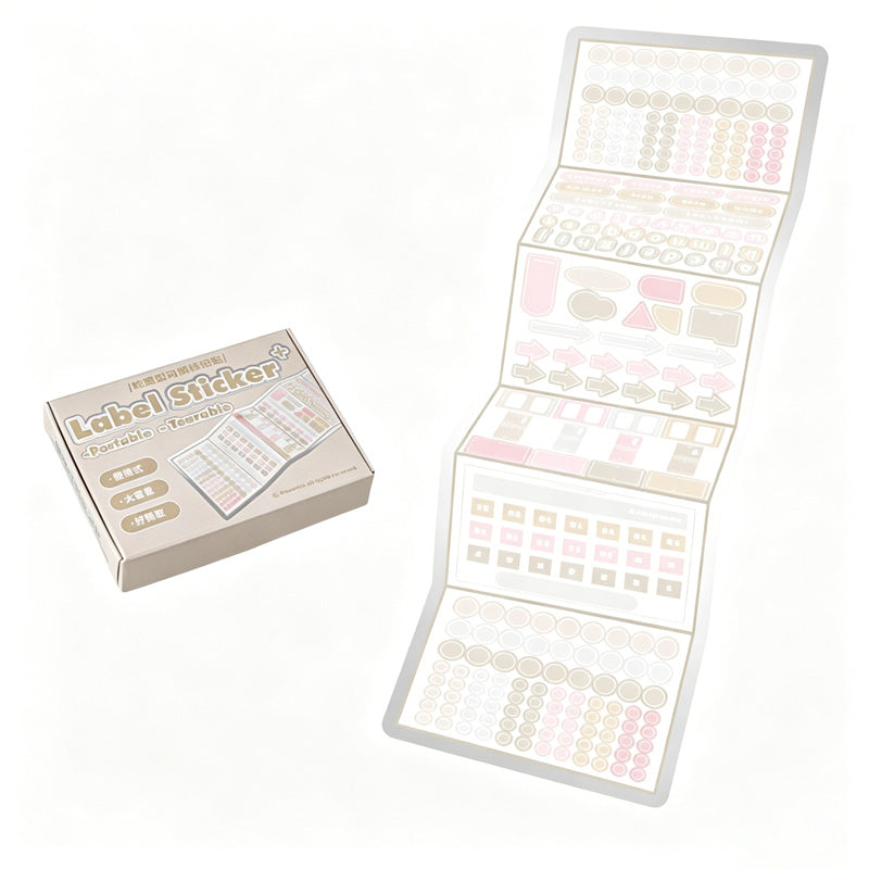 Portable Icon Sticker Set