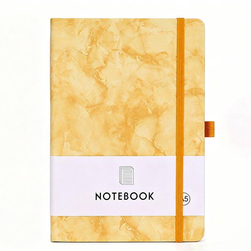 Marble Hardcover Journal With Pen Loop