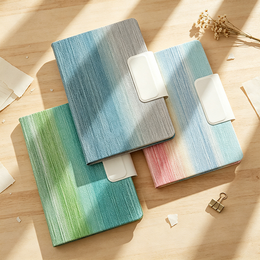 Soft Gradient PU Leather Notebook