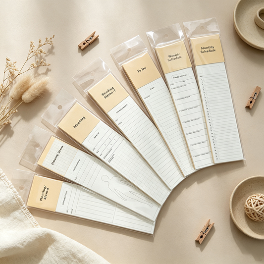 Slim Planner Bookmark Memo Pad
