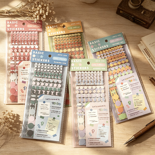 Mood Palette Functional Sticker Set Sticker Sheet