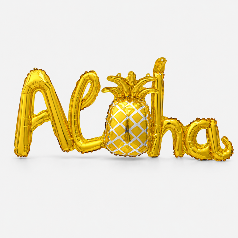 Tropical Summer Foil Balloon Collection – Pack of 50