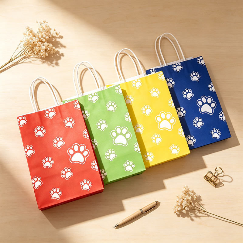 10 Paw Print Kids Gift Bag