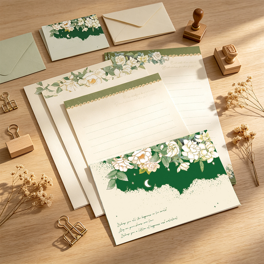Floral Envelope Set Letter Set