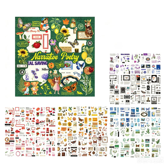 Poems Of Relics Vintage Sticker Box