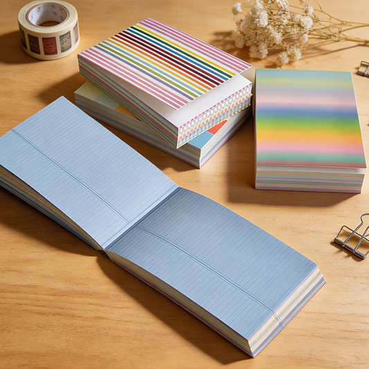 Rainbow Grid Loose Leaf Memo Pad