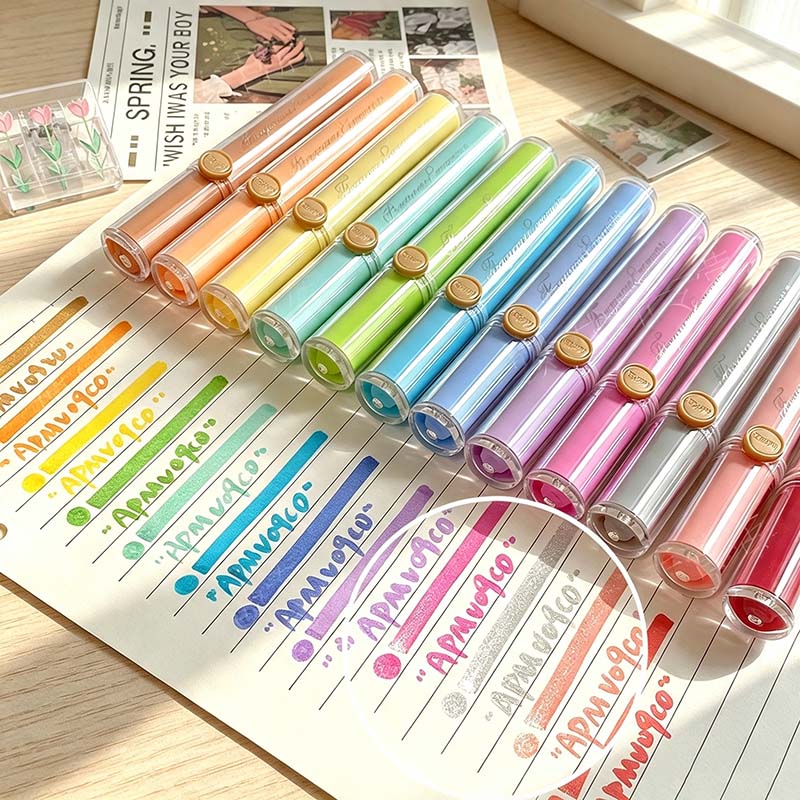 Scented Glitter Soft Tip Highlighter Set
