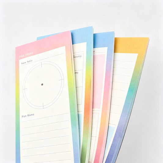 8 Color Frame Planning Memo Pad