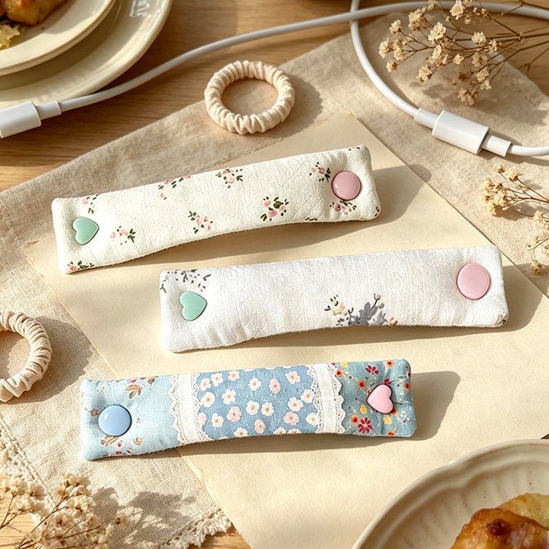Floral Fabric Key Fob Strap