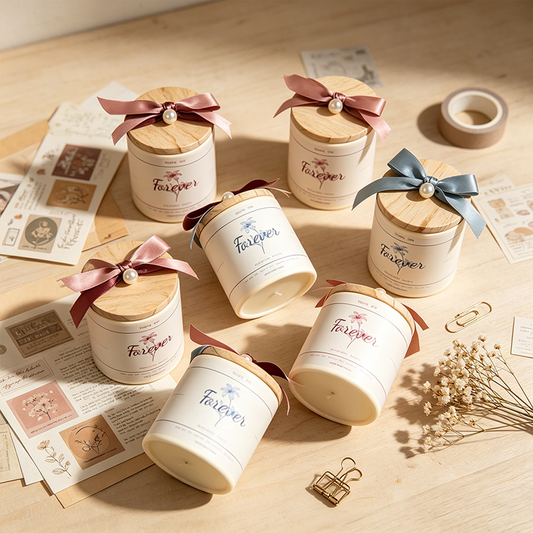 Round Ribbon Party Favor Box