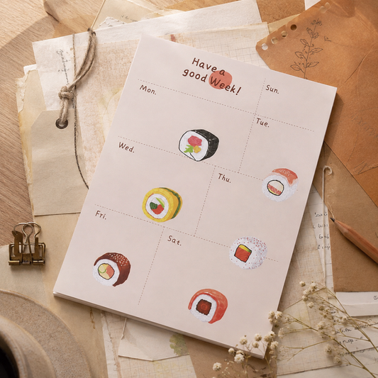 Kawaii Onigiri Note Pad