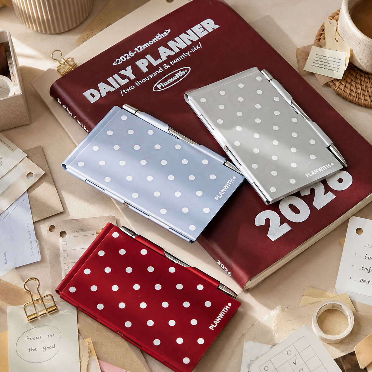Polka Dot Metal Memo Board