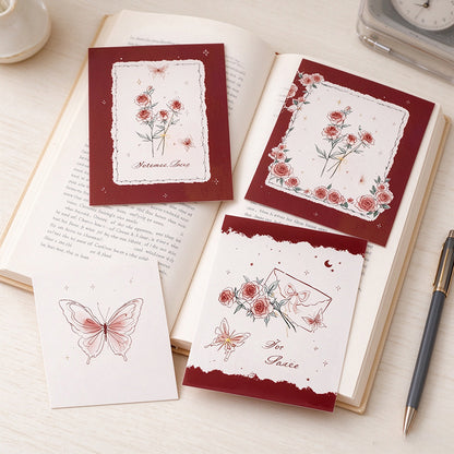 Romantic Rose Bouquet Cards