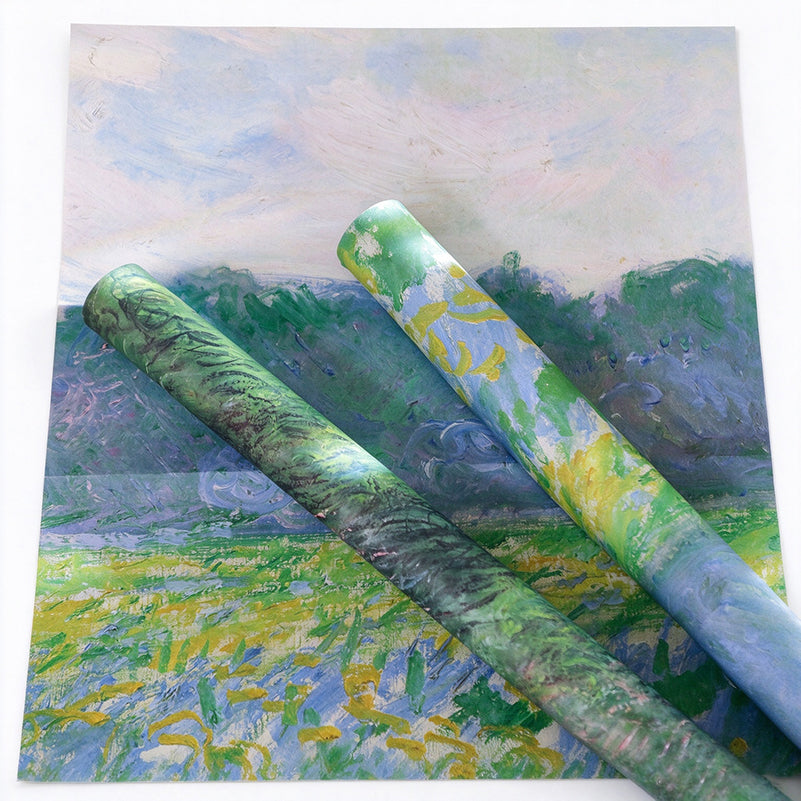 Monet Flower Field Wrapping Paper