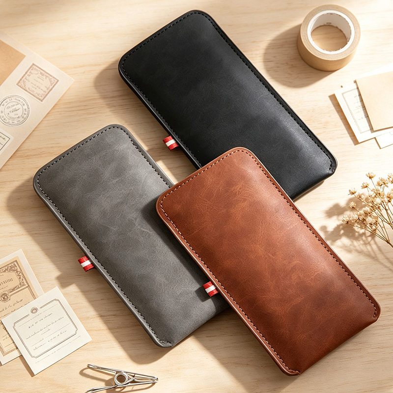 Vintage Leather Eyeglass Case