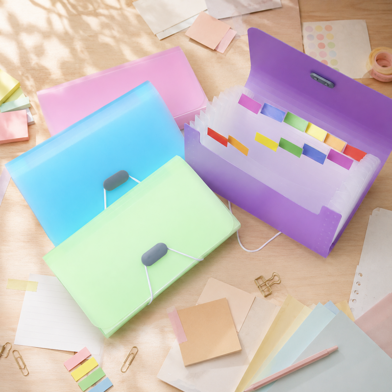 Candy Color Receipt Organizer