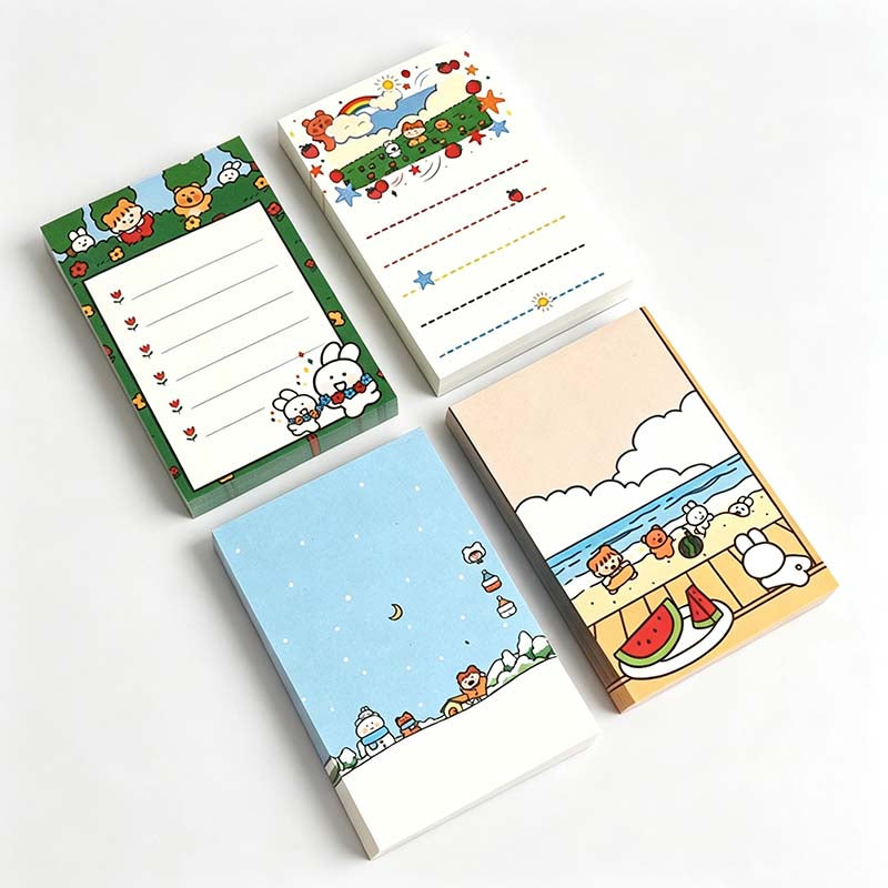 Cozy Girl Planning Memo Pad Set