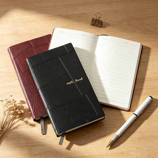 Vintage Patchwork PU Notebook
