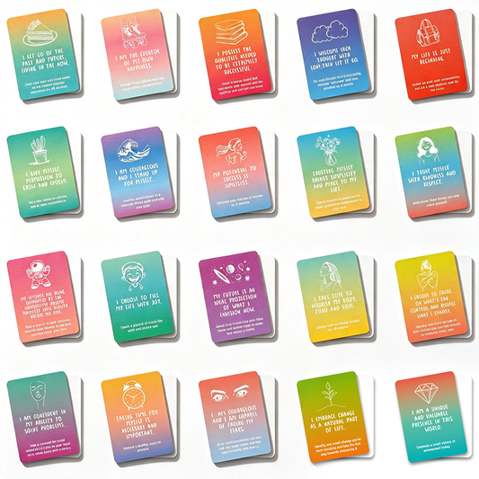 Colorful Affirmation Card Set