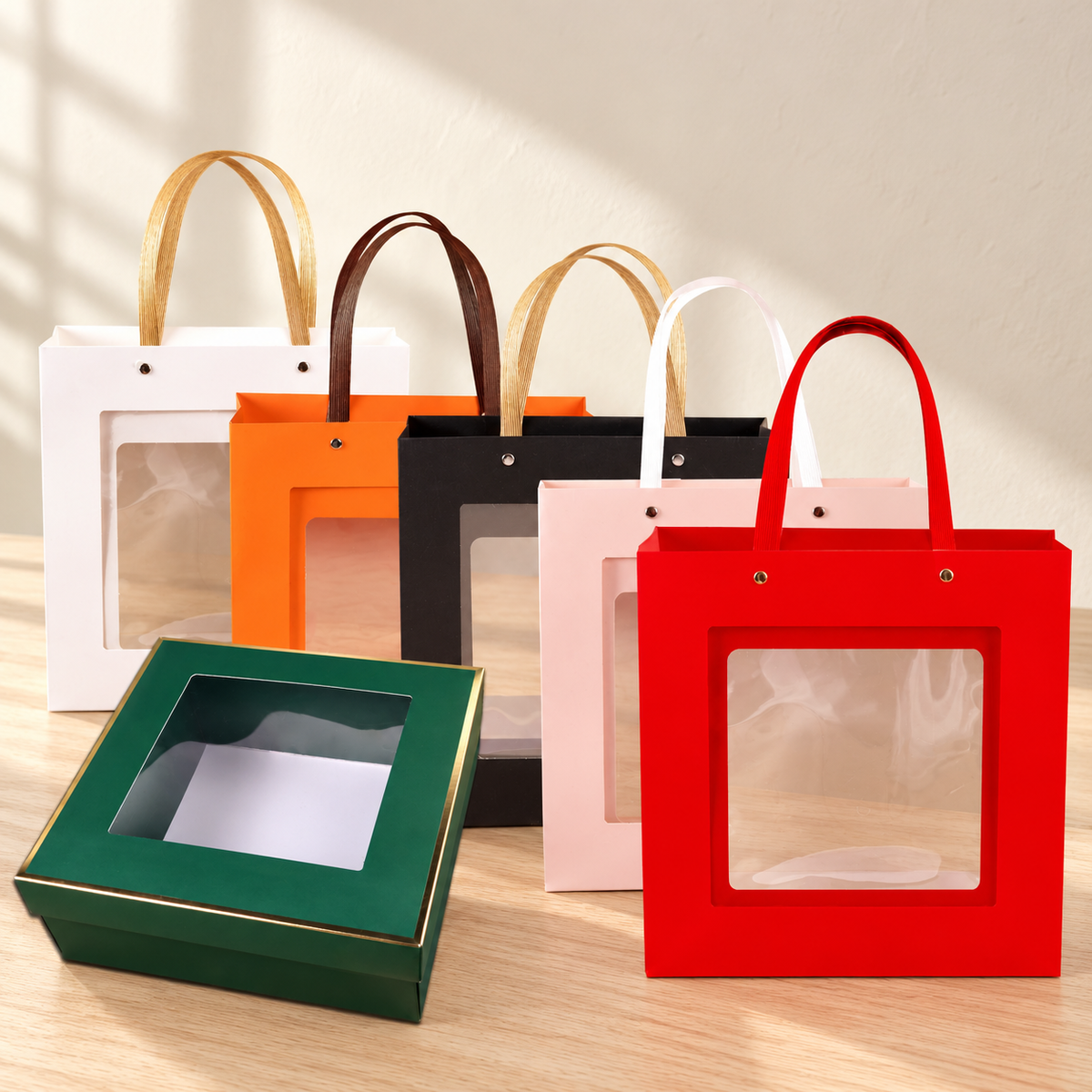 Window Gift Box and Bag Set