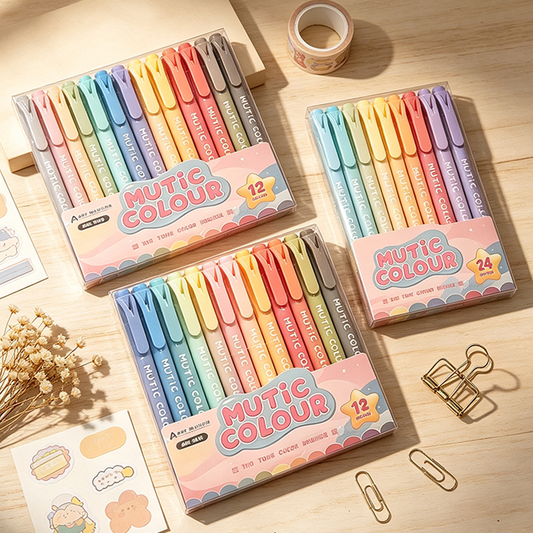 Double-Headed Highlighter Marker Set