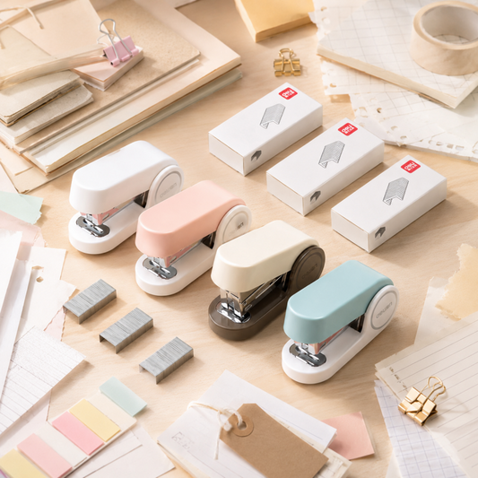 Pastel Compact Stapler Set