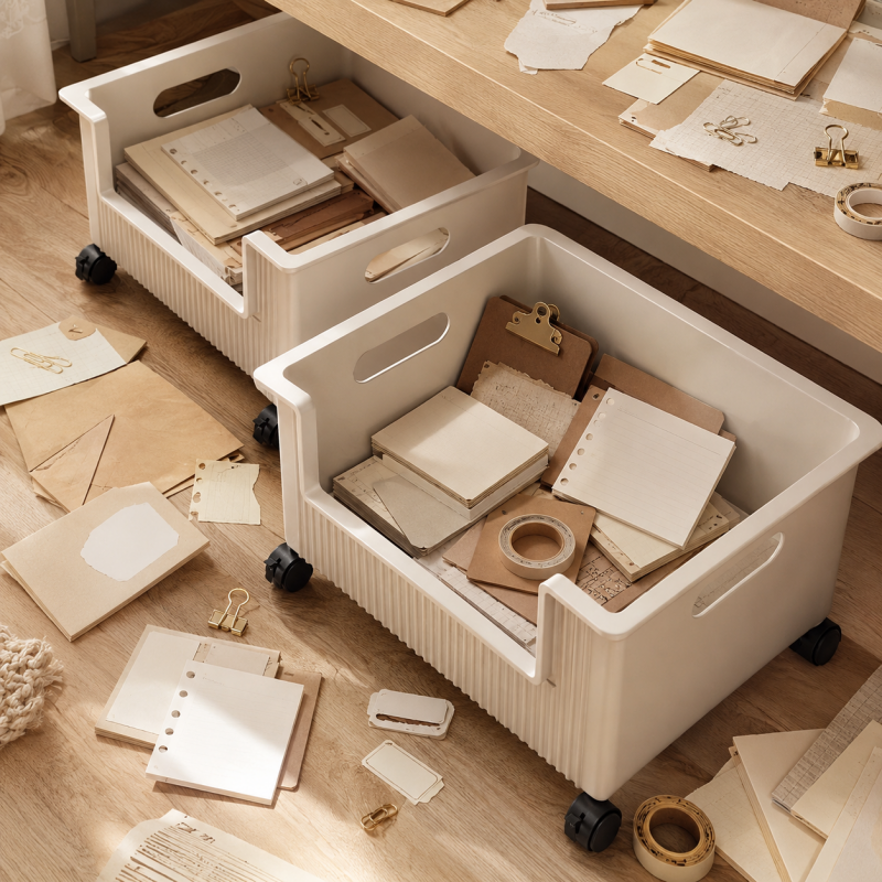 Under‑Bed Rolling Storage Box
