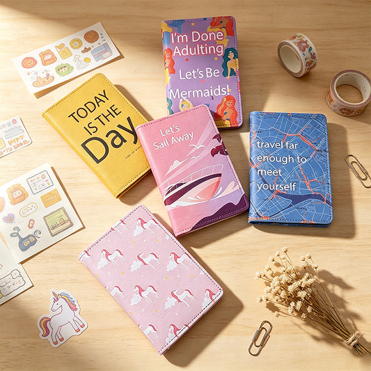 Letter Print Passport Holder