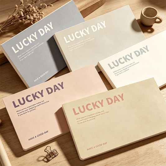 Lucky Day Flip Up Pocket Notebook