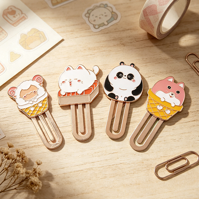 Animal Metal Bookmark Clips