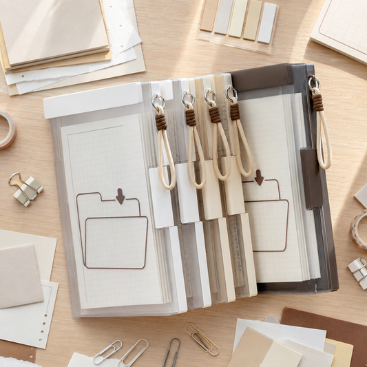 A4 Transparent Dual Clip Organizer