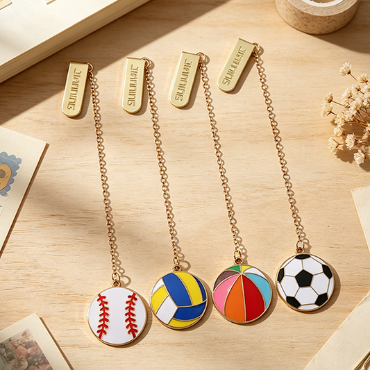 Sports Ball Pendant Bookmark